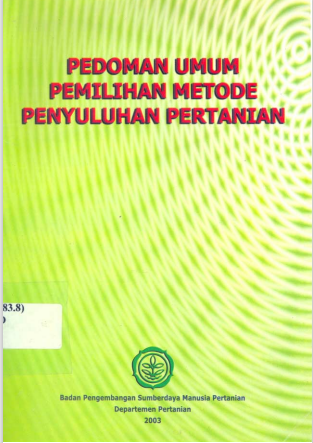 Pedoman Umum Pemilihan Metode Penyuluhan Pertanian